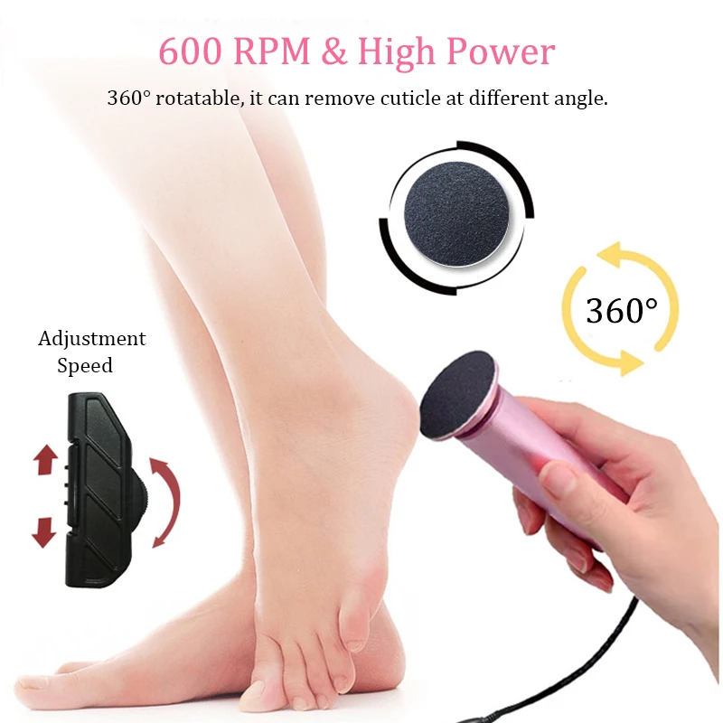 Electric Pedicure Foot Care Tool Files Pedicure Callus Remover Rechargeable Sawing File For Feet Dead Skin Callus Peel Remover
Electric Pedicure Foot Care Tool Files Pedicure Callus Remover Rechargeable Sawing File For Feet Dead Skin Callus Peel Remover