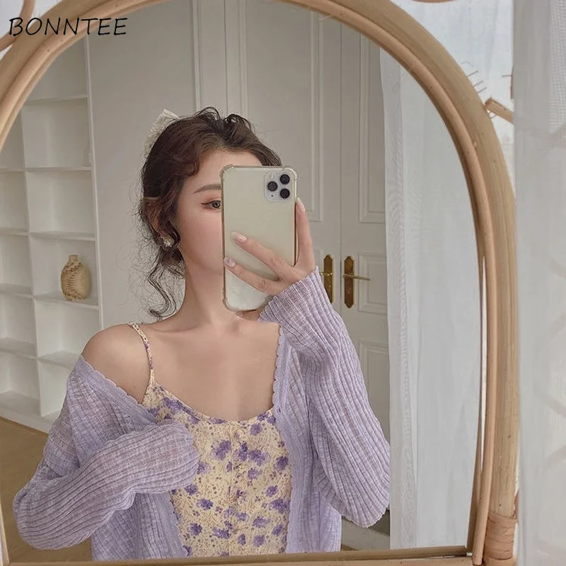 Cardigans Women Summer Knitted Simple Solid All-match V-neck Slim Fashion Elegant Sun-proof Sweet Korean Style Female Sweater
Cardigans Women Summer Knitted Simple Solid All-match V-neck Slim Fashion Elegant Sun-proof Sweet Korean Style Female Sweater