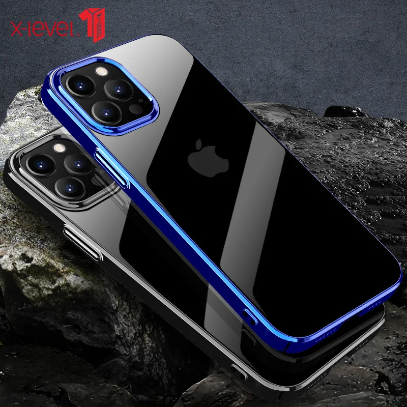 For iPhone 12 Pro 6.1" Case X-Level Ultra Slim PC Anti-fall Transparent Crystal Cover for iPhone 12 Pro Max 6.7" etui
For iPhone 12 Pro 6.1" Case X-Level Ultra Slim PC Anti-fall Transparent Crystal Cover for iPhone 12 Pro Max 6.7" etui