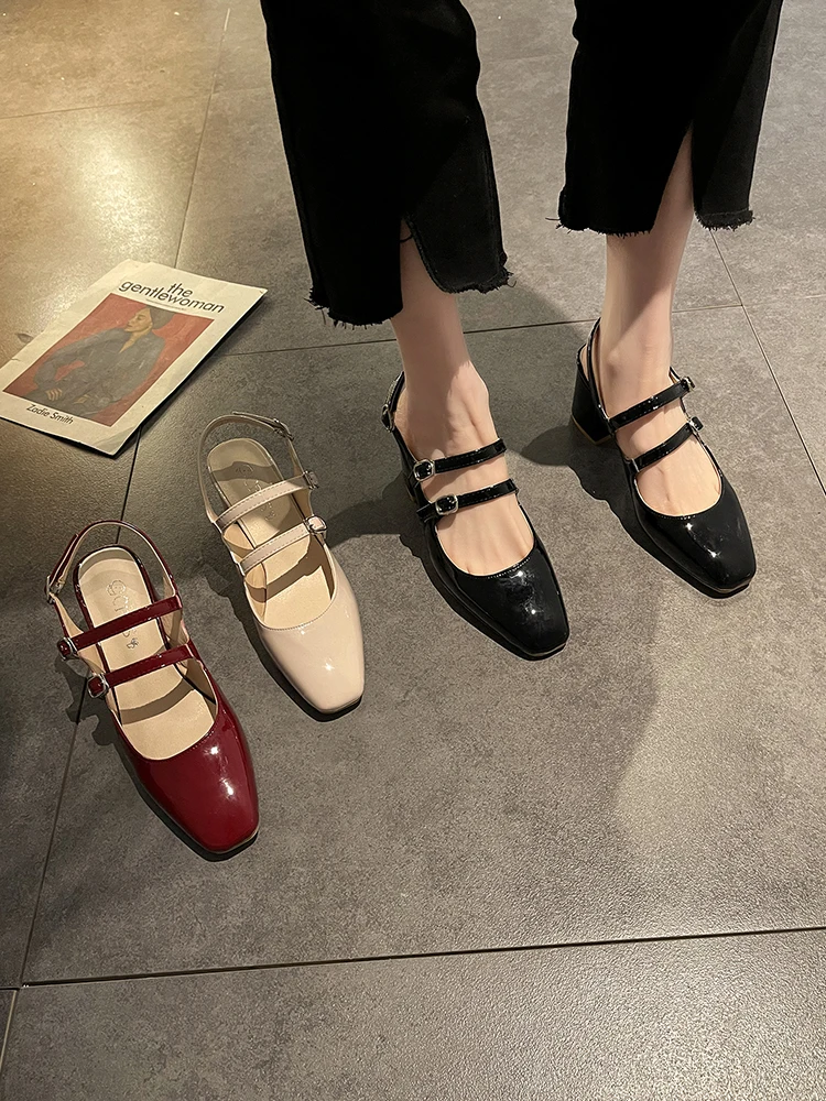 Women's Shoes Mary Jane Spring 2022 New Style Thick Heel Fashion Retro High Heel Sandals Shoes for Women
Women's Shoes Mary Jane Spring 2022 New Style Thick Heel Fashion Retro High Heel Sandals Shoes for Women