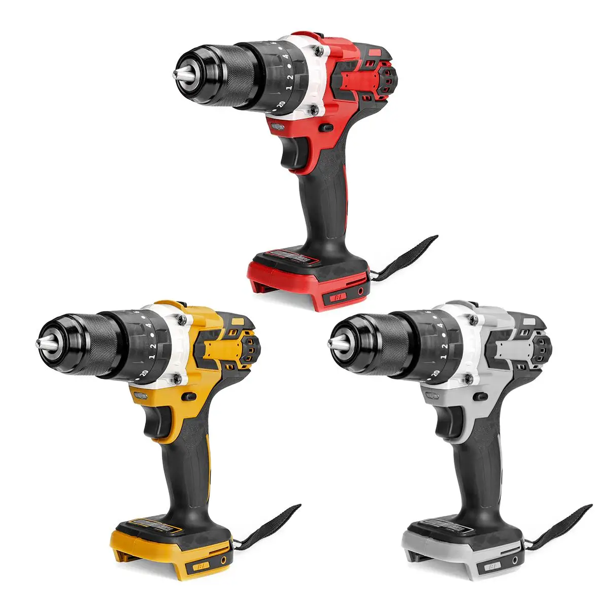 18V 3 in 1 Brushless Cordless Electric Hammer Drill Screwdriver 13mm 20+3 Torque Impact for Makita Battery | Инструменты