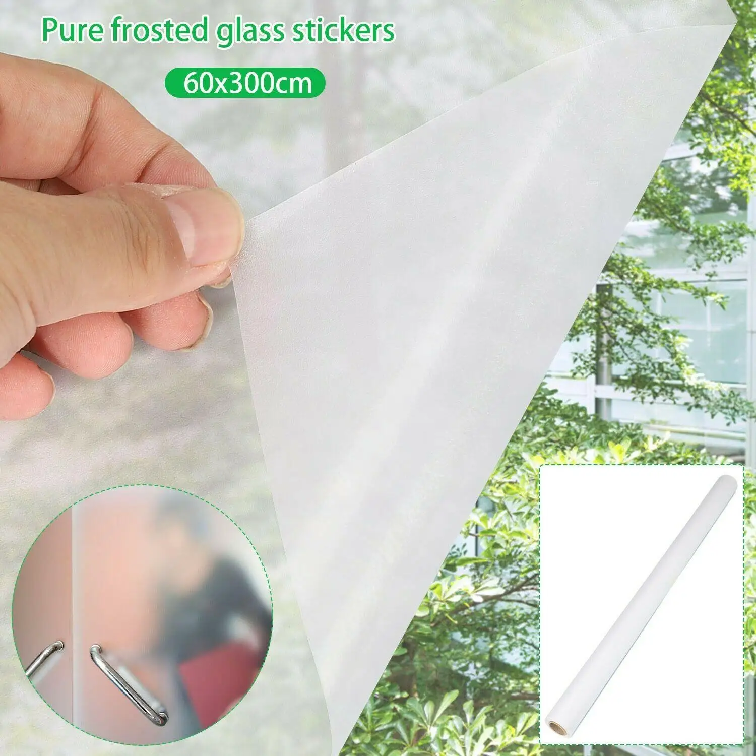 3D Frosted Glass Sticker Opaque PVC Window Film No Glue Self-adhesive Privacy Office Home Bedroom Bathroom Window Grilles
3D Frosted Glass Sticker Opaque PVC Window Film No Glue Self-adhesive Privacy Office Home Bedroom Bathroom Window Grilles