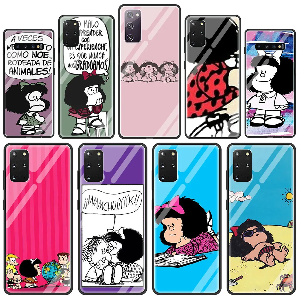 Mafalda Hot Sale Glass Phone Case for Samsung Galaxy S21 S20 FE S10 Note 10 20 Ultra 5G 9 S9 Plus S10e Cover
Mafalda Hot Sale Glass Phone Case for Samsung Galaxy S21 S20 FE S10 Note 10 20 Ultra 5G 9 S9 Plus S10e Cover
