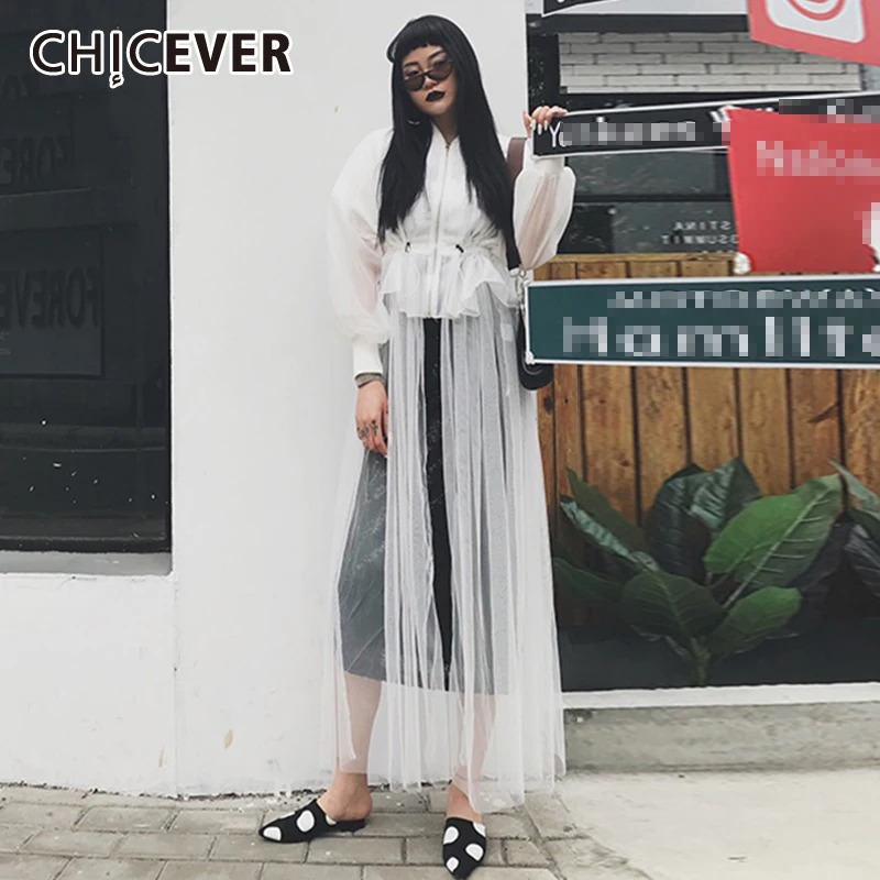 CHICEVER, длинное Сетчатое платье, женское, лоскутное, с воротником-стойкой, рукав-фонарик, с завязками, с высокой талией, элегантные платья, весн...
CHICEVER, длинное Сетчатое платье, женское, лоскутное, с воротником-стойкой, рукав-фонарик, с завязками, с высокой талией, элегантные платья, весн...
