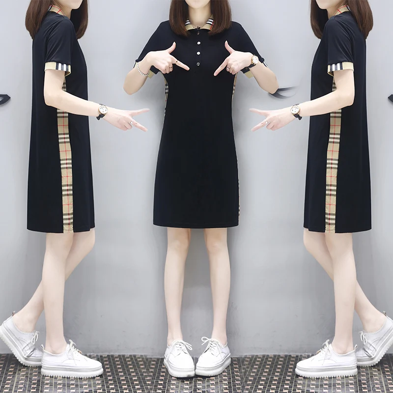 Summer 2021 new Disney style slim Plaid medium long polo collar dress women's long T-shirt loose casual oversize dress
Summer 2021 new Disney style slim Plaid medium long polo collar dress women's long T-shirt loose casual oversize dress