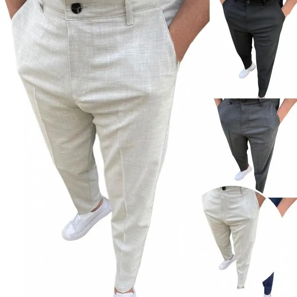 Straight Simple Anti-shrink Male Autumn Pants Zipper Male Trousers Mid Waist for Dating
Straight Simple Anti-shrink Male Autumn Pants Zipper Male Trousers Mid Waist for Dating