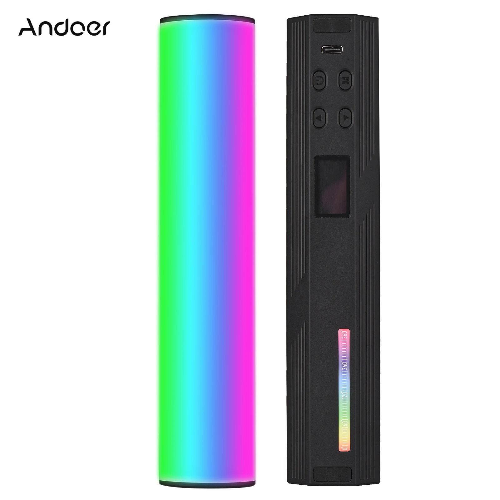 Светодиодный светильник Andoer W200RGB с регулируемой яркостью, 2500-9000 к
Светодиодный светильник Andoer W200RGB с регулируемой яркостью, 2500-9000 к