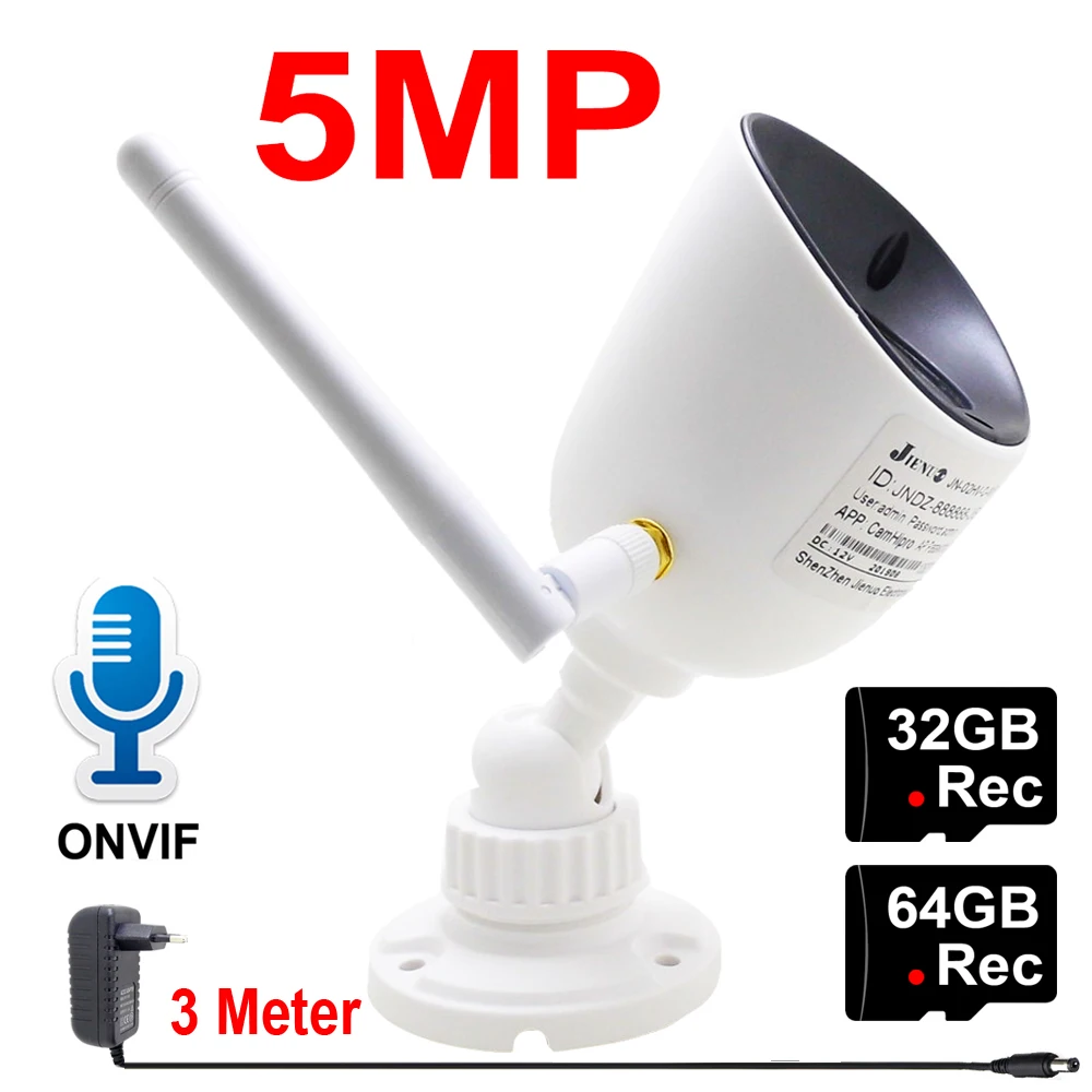 5MP IP камера Wifi 128G Аудио Cctv охранное наблюдение наружная Водонепроницаемая HD камера беспроводная Высокая четкость Onvif домашняя камера Ip
5MP IP камера Wifi 128G Аудио Cctv охранное наблюдение наружная Водонепроницаемая HD камера беспроводная Высокая четкость Onvif домашняя камера Ip