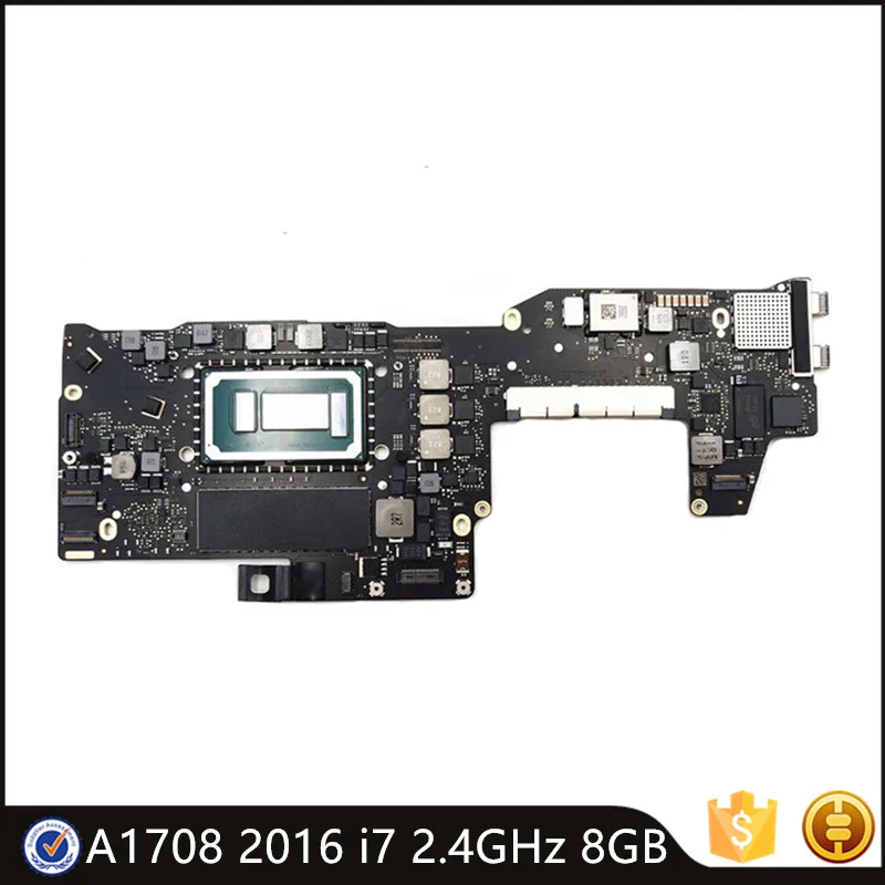 Материнская плата для ноутбука i7 2,4 ГГц 8 Гб A1708 820-00840-A для Macbook Pro 13 "A1708 материнская плата EMC 3164 оригинальная замена 2016
Материнская плата для ноутбука i7 2,4 ГГц 8 Гб A1708 820-00840-A для Macbook Pro 13 "A1708 материнская плата EMC 3164 оригинальная замена 2016