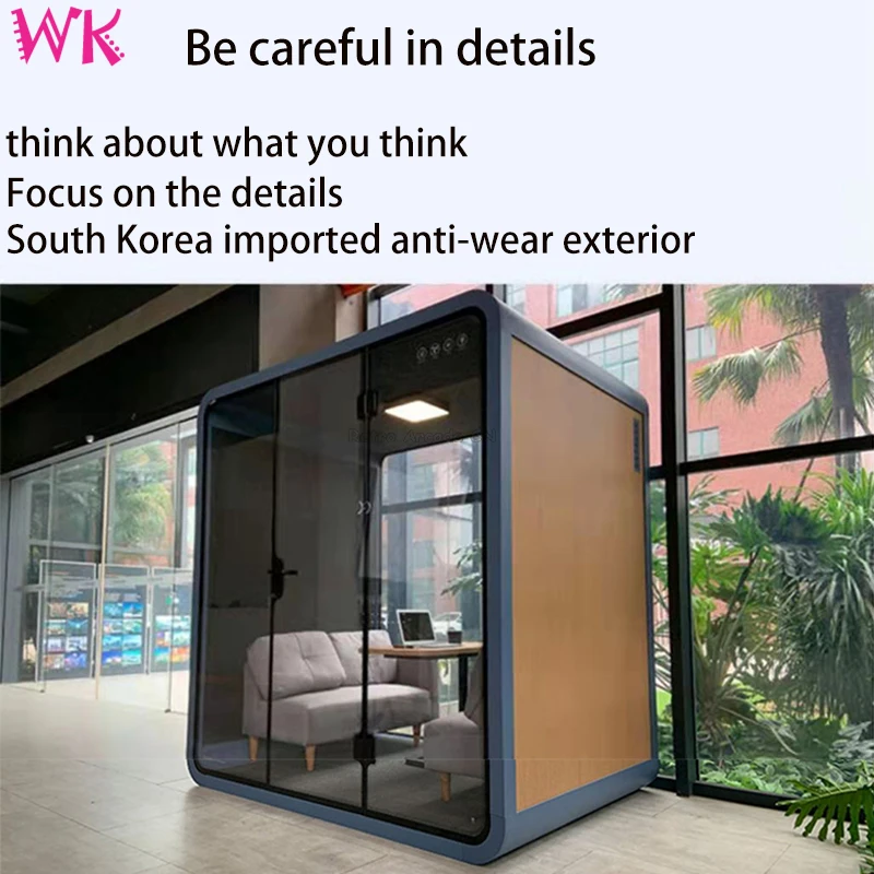 Hotel Garden Dividers Soundproof Singing Room Glass Custom Phone Movie Audio Accordion Booth Soundproof Singing Room
Hotel Garden Dividers Soundproof Singing Room Glass Custom Phone Movie Audio Accordion Booth Soundproof Singing Room