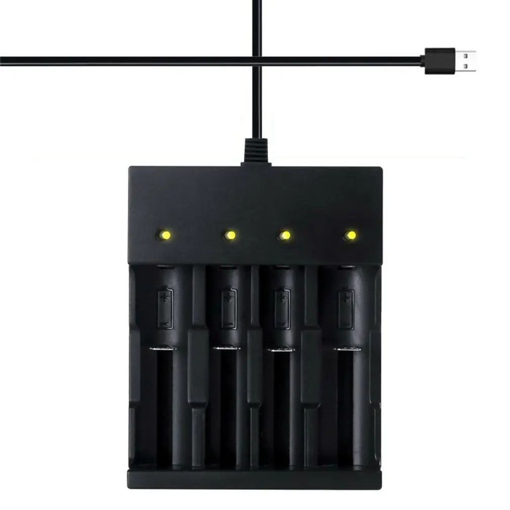 Battery USB Charger Universal 4 Slot Lithium Battery Charger For Rechargeable Batteries Li-ion 18650 26650 14500 16340
Battery USB Charger Universal 4 Slot Lithium Battery Charger For Rechargeable Batteries Li-ion 18650 26650 14500 16340