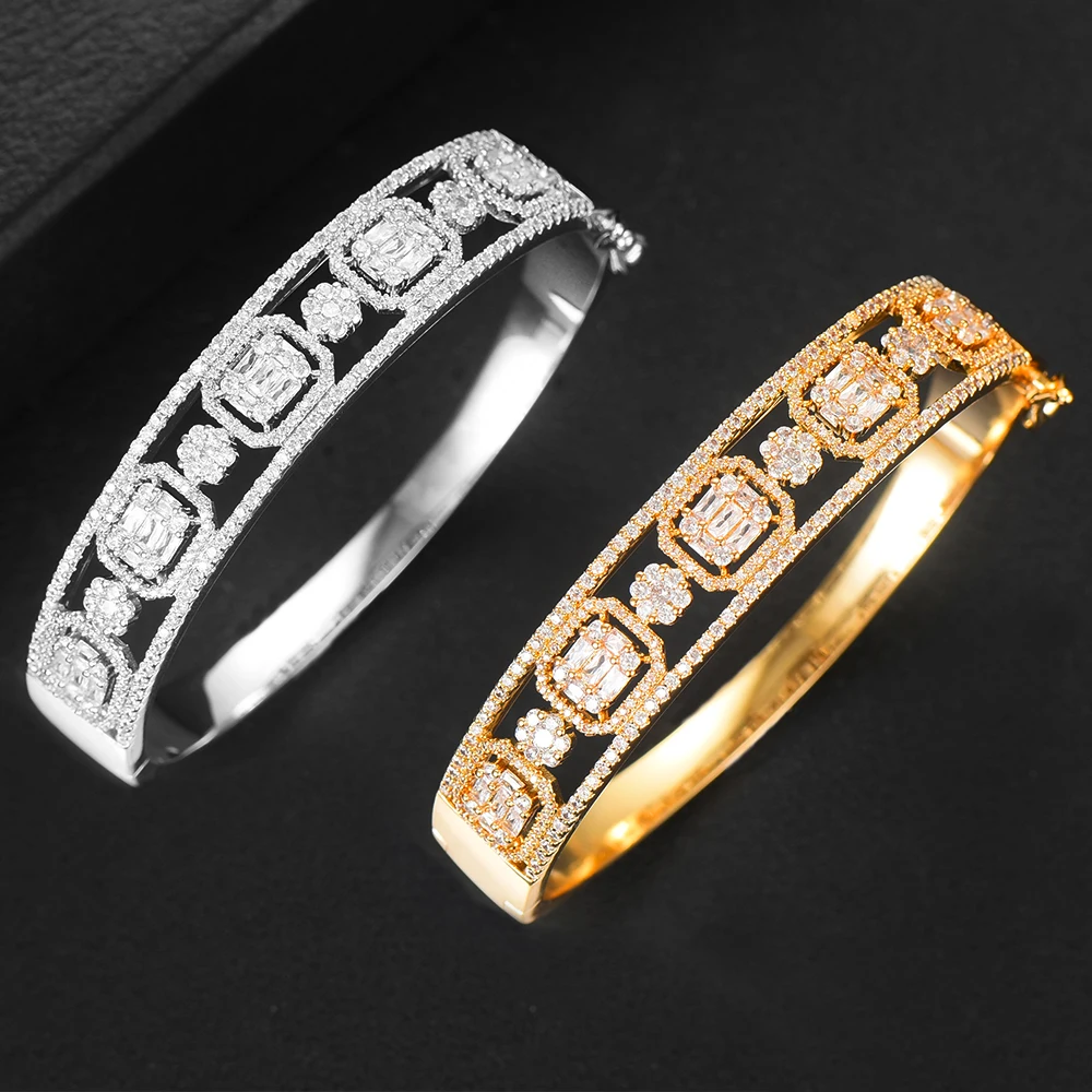 Brand New Original Luxury Bangle Cuff Bangle Jewelry For Women Full Micro Cubic Zircon Jewelry Bangle for Women Girls Party 2021
Brand New Original Luxury Bangle Cuff Bangle Jewelry For Women Full Micro Cubic Zircon Jewelry Bangle for Women Girls Party 2021