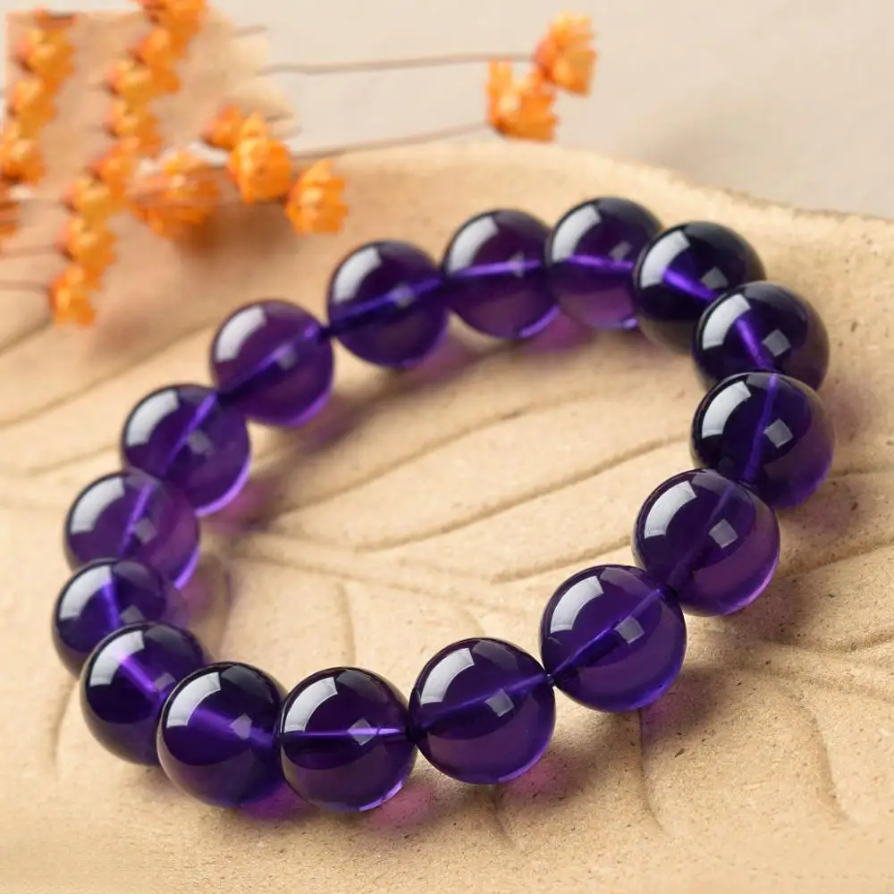 Fashion Amethyst Bracelet Violet Dark Single Circle Bracelet Jewelry Couple Girl Lucky Bracelet Birthday Party Holiday Gift
Fashion Amethyst Bracelet Violet Dark Single Circle Bracelet Jewelry Couple Girl Lucky Bracelet Birthday Party Holiday Gift