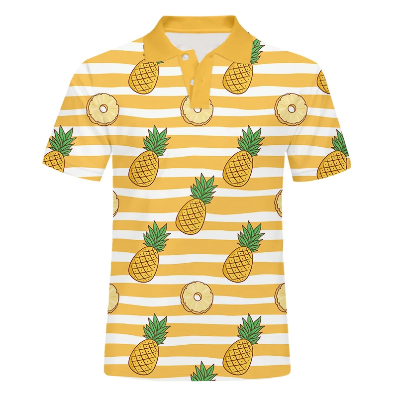 Мужская Повседневная рубашка-поло в полоску, с коротким рукавом
Мужская Повседневная рубашка-поло в полоску, с коротким рукавом