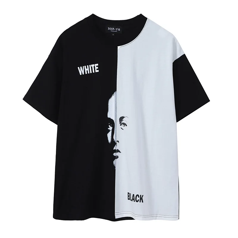 High Street Creative Portrait Print Short Sleeve Men Women Summer Tshirt Fashion Brand Mens T-shirt For Man Clothes Loose Fit
High Street Creative Portrait Print Short Sleeve Men Women Summer Tshirt Fashion Brand Mens T-shirt For Man Clothes Loose Fit