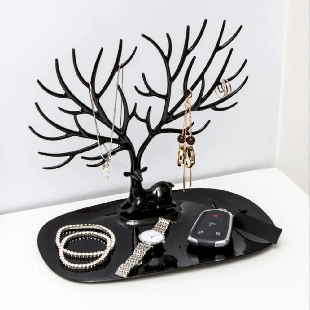 Deer Earrings Necklace Ring Jewelry Display Stand Tray Organizer Tree Holder
Deer Earrings Necklace Ring Jewelry Display Stand Tray Organizer Tree Holder