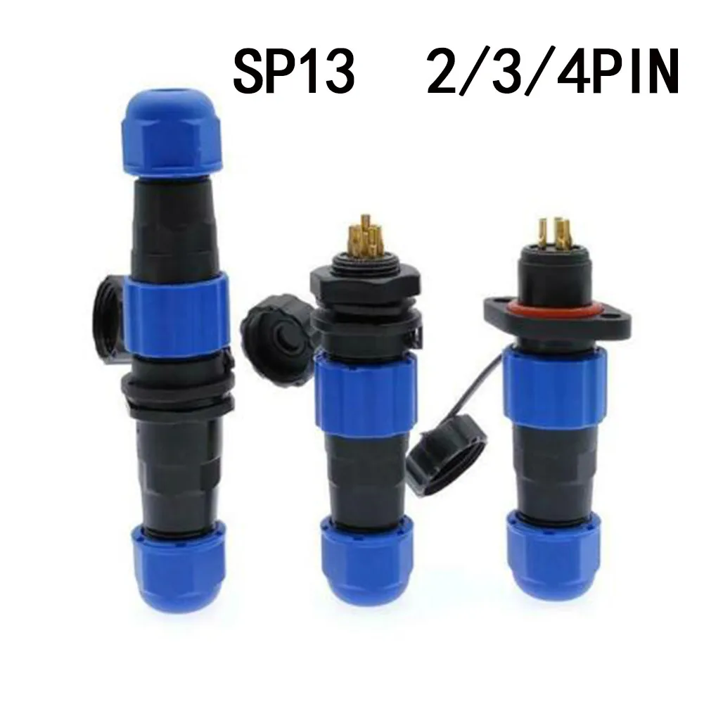 1pcs 2/3/4pin SP13 IP68 Waterproof In-line Cable Coupler Plug Socket Circular Connector Electrical Equipment
1pcs 2/3/4pin SP13 IP68 Waterproof In-line Cable Coupler Plug Socket Circular Connector Electrical Equipment