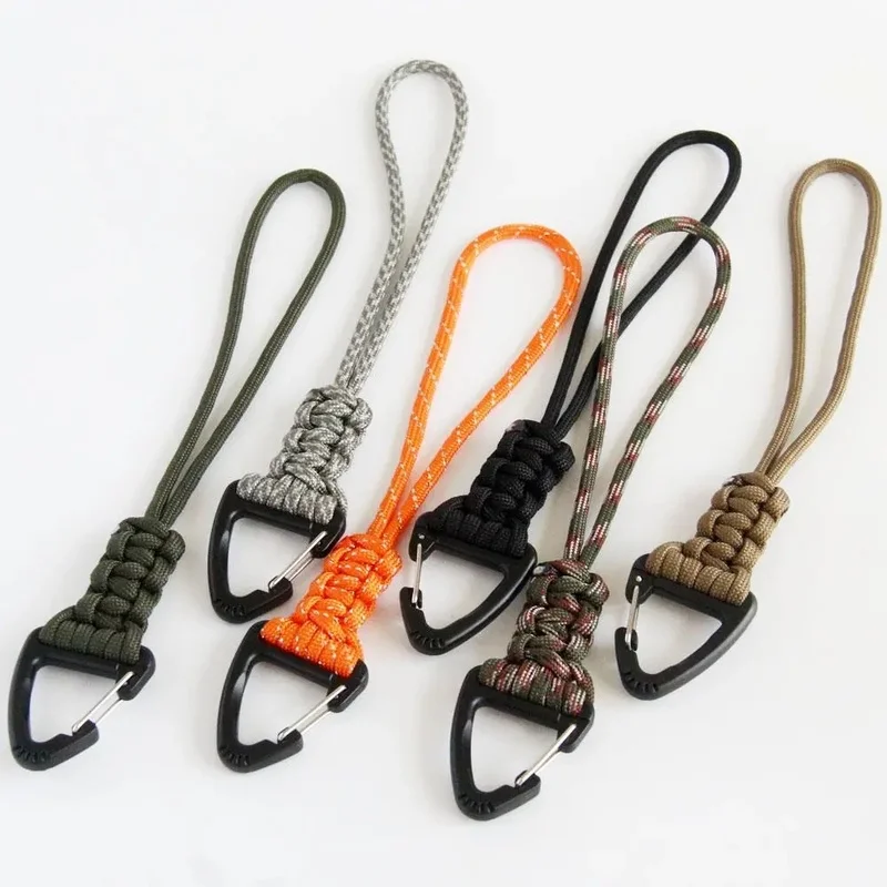 1PCS Paracord Keychain Military Braided Nylon Lanyard with Metal Triangle Buckle High Strength Parachute Cord Carabiner Outdoor
1PCS Paracord Keychain Military Braided Nylon Lanyard with Metal Triangle Buckle High Strength Parachute Cord Carabiner Outdoor