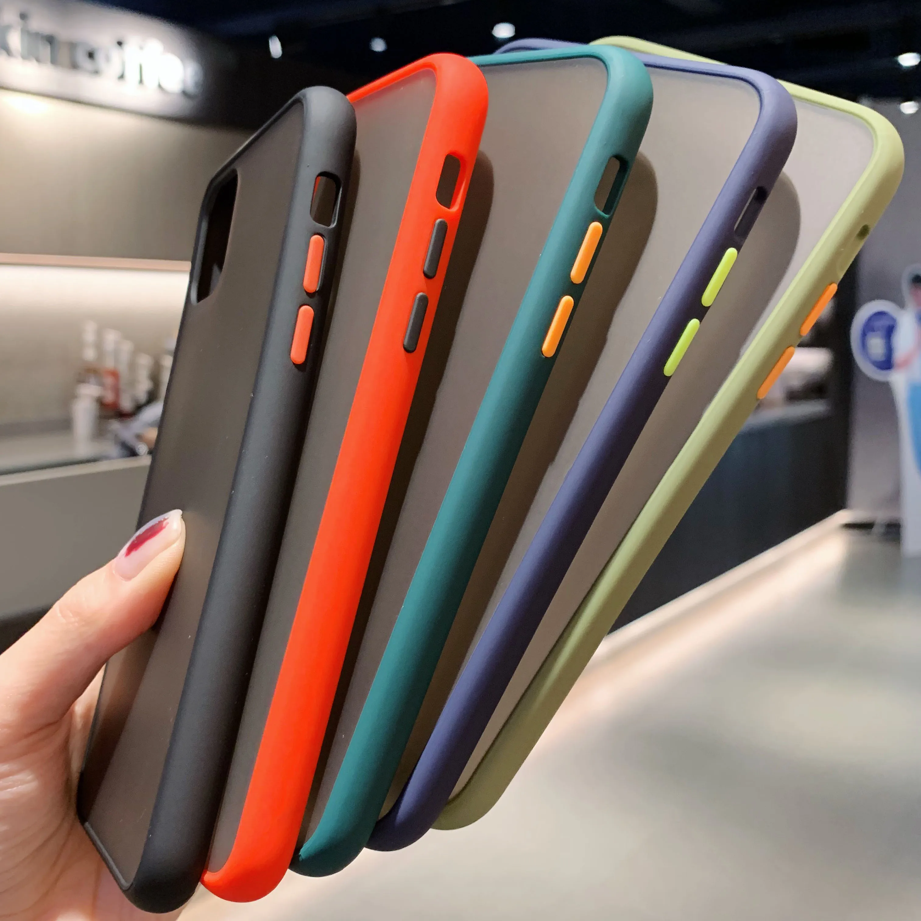 Противоударный прозрачный Гибридный Силиконовый чехол для телефона iPhone X XS XR Max 8 7