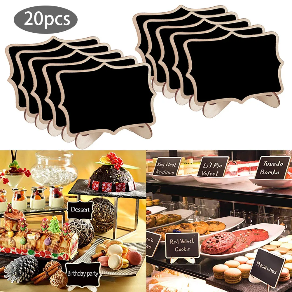 10/20pcs Chalkboard Signs food label Framed Chalkboard Place Cards With Easel Wooden Blackboard Stick Stand Event Party Decor
10/20pcs Chalkboard Signs food label Framed Chalkboard Place Cards With Easel Wooden Blackboard Stick Stand Event Party Decor