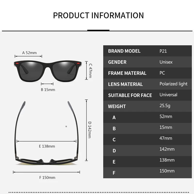 2021 New Brand Design Polarized Sunglasses Men Women Driving Shades Male Vintage Sun Glasses Mirror Summer UV400 Colors
2021 New Brand Design Polarized Sunglasses Men Women Driving Shades Male Vintage Sun Glasses Mirror Summer UV400 Colors