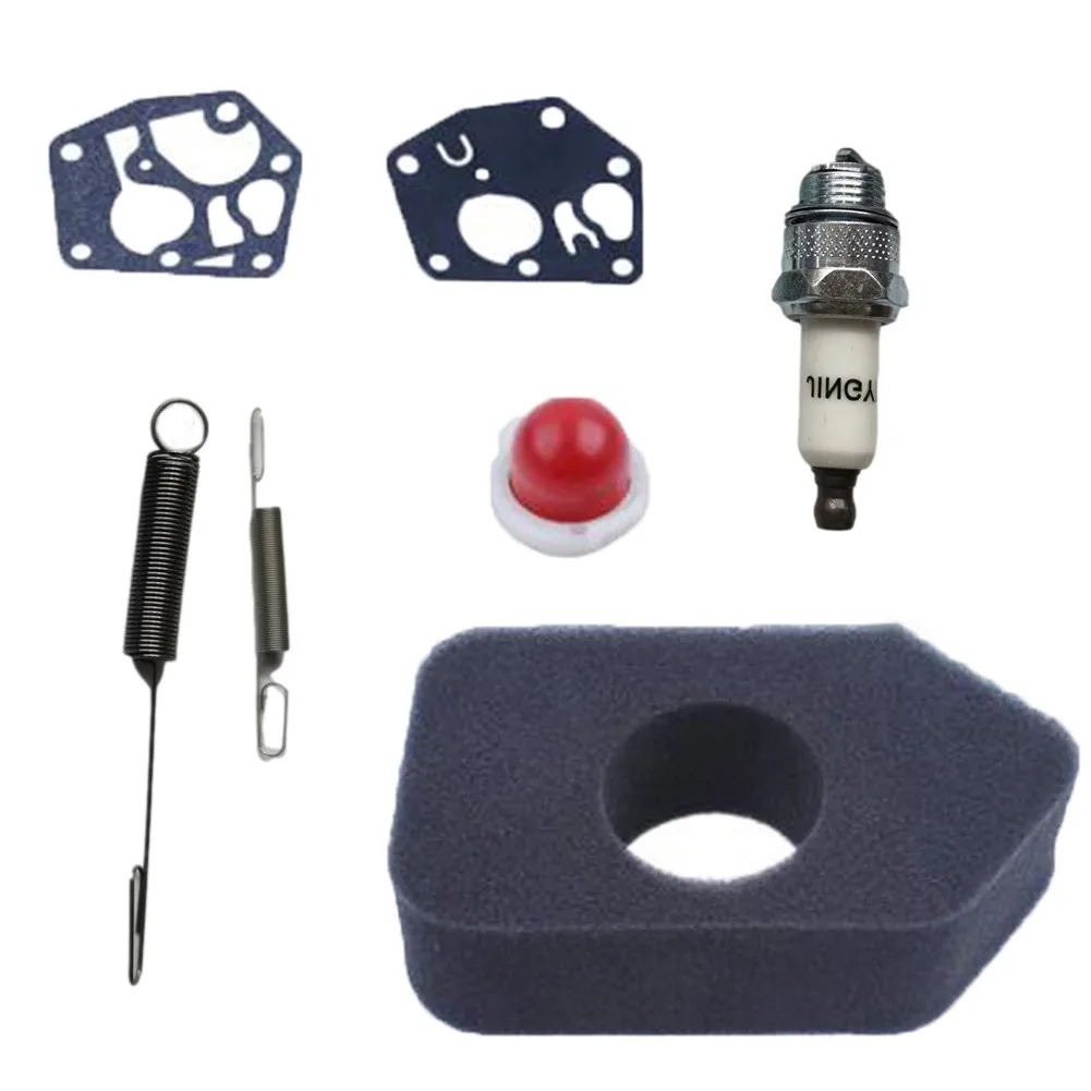 Lawn Mowers Parts Spring + Air Filter +Gaskets+ Spark Plug For 691859 692211 Replacement Garden Tool Parts Kits
Lawn Mowers Parts Spring + Air Filter +Gaskets+ Spark Plug For 691859 692211 Replacement Garden Tool Parts Kits