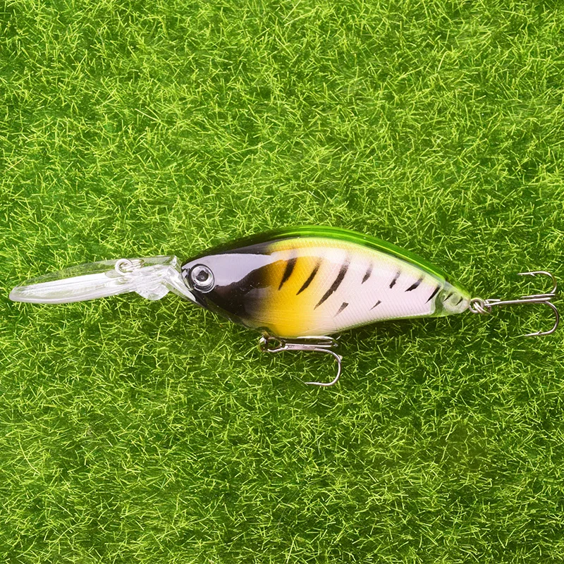 

1PCS Dive Deep Sea Fishing Crank Lures 11cm 18g Trolling Wobbler Big Minnow Artificial Hard Bait For Bass Pike Tackle Swimbaits