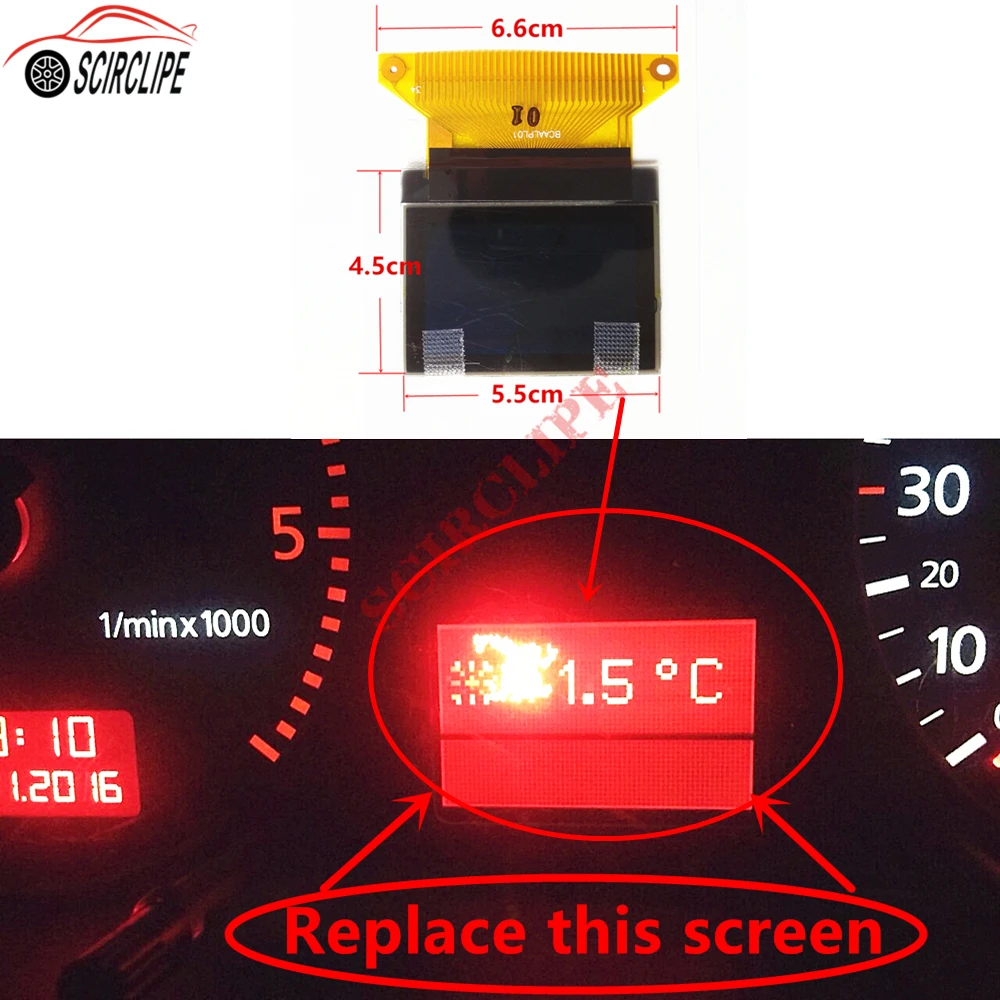 Панель приборной панели 34 Pin для Audi A3/A4/A6 VW Passat/Golf 4 Seat Skoda VDO|Комбинация приборов| |