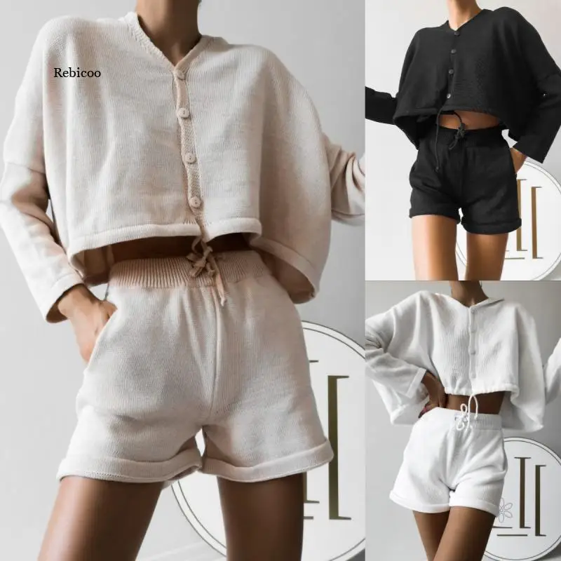 2021 New Women's Clothing European and American Summer Fashion Casual Loose Sweater Shorts Suit Two-Piece Female
2021 New Women's Clothing European and American Summer Fashion Casual Loose Sweater Shorts Suit Two-Piece Female