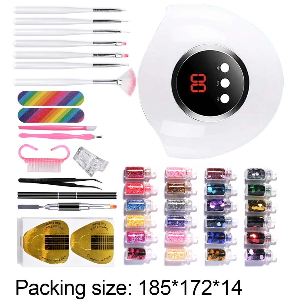 Professional Nail Art Tool Nail Extension Glitter UV Builder Manicure Set Soak Off Quick Building Nails Model Nail Dryer Nail
Professional Nail Art Tool Nail Extension Glitter UV Builder Manicure Set Soak Off Quick Building Nails Model Nail Dryer Nail