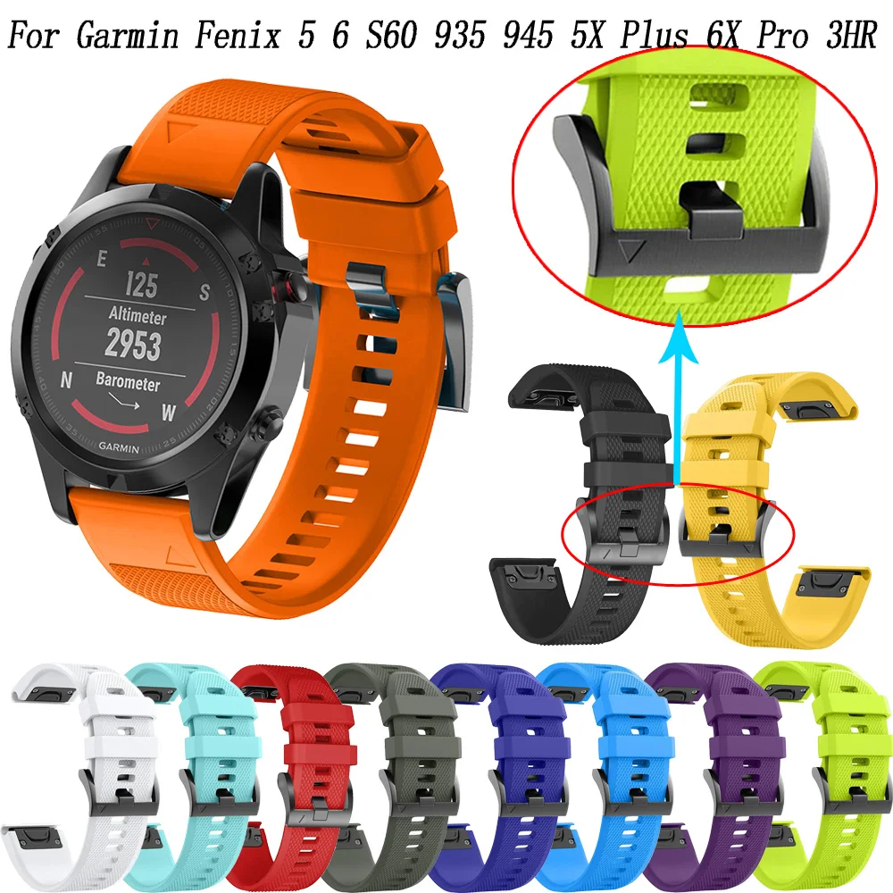 Ремешок силиконовый для Garmin Fenix 6 6S 6X Pro 5 5X Plus 3 3 HR MK1 Forerunner 935, 22 26 мм
Ремешок силиконовый для Garmin Fenix 6 6S 6X Pro 5 5X Plus 3 3 HR MK1 Forerunner 935, 22 26 мм