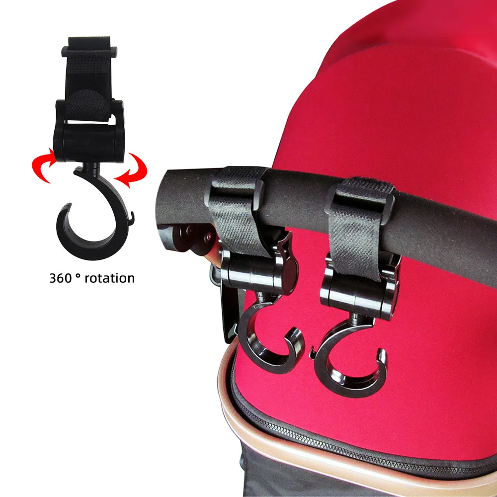 Rotating Stroller hook, 360 swivel hanger for diapers, baby and children's equipment Stroller Accessories 2PCS
Rotating Stroller hook, 360 swivel hanger for diapers, baby and children's equipment Stroller Accessories 2PCS