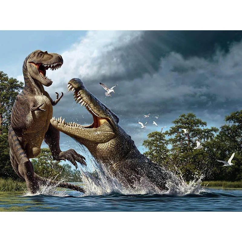 Full Drill Diamond Embroidery Crocodile River 5D Diy Diamond Painting Dinosaur Mosaic Needlework Crystal Home Decor Art Gift C58
Full Drill Diamond Embroidery Crocodile River 5D Diy Diamond Painting Dinosaur Mosaic Needlework Crystal Home Decor Art Gift C58