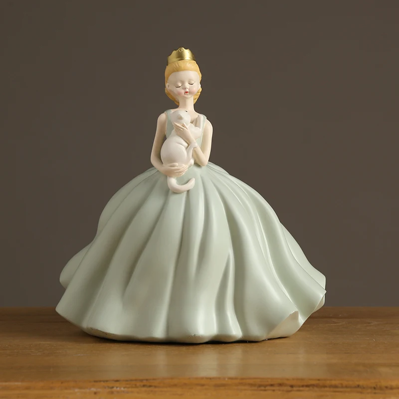 Princess Cat Miniature Craft People Nordic Animals Resin Set Figurines Sexy Statues Girl Europen Ornament Home Decoration KK60HD
Princess Cat Miniature Craft People Nordic Animals Resin Set Figurines Sexy Statues Girl Europen Ornament Home Decoration KK60HD