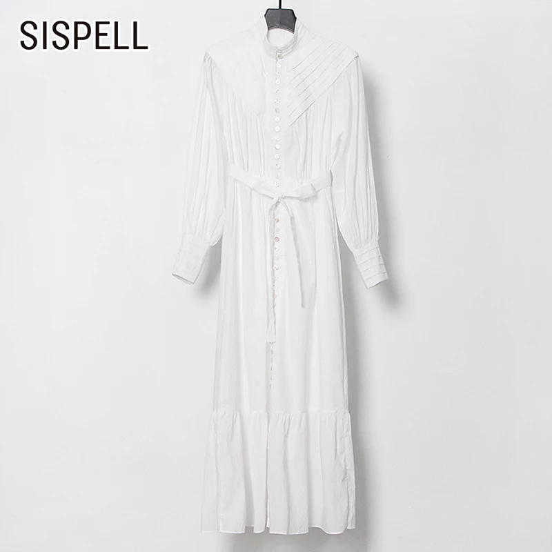 SISPELL Elegant Dresses For Female Stand Collar Long Sleeve Lace Up Bowknot High Waist Pure Color Women's Dress Fashion New
SISPELL Elegant Dresses For Female Stand Collar Long Sleeve Lace Up Bowknot High Waist Pure Color Women's Dress Fashion New