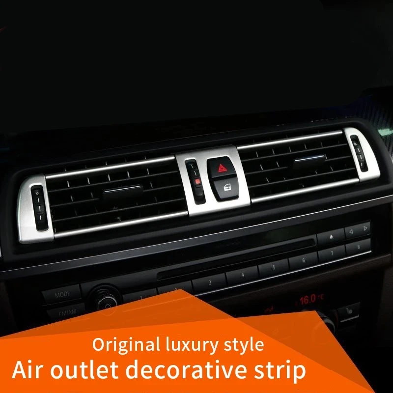 Suitable For BMW 10-16 Models 5 Series Interior Modification F10 F11 Air Conditioning Air Outlet Decorative Bright Strip Trim
Suitable For BMW 10-16 Models 5 Series Interior Modification F10 F11 Air Conditioning Air Outlet Decorative Bright Strip Trim