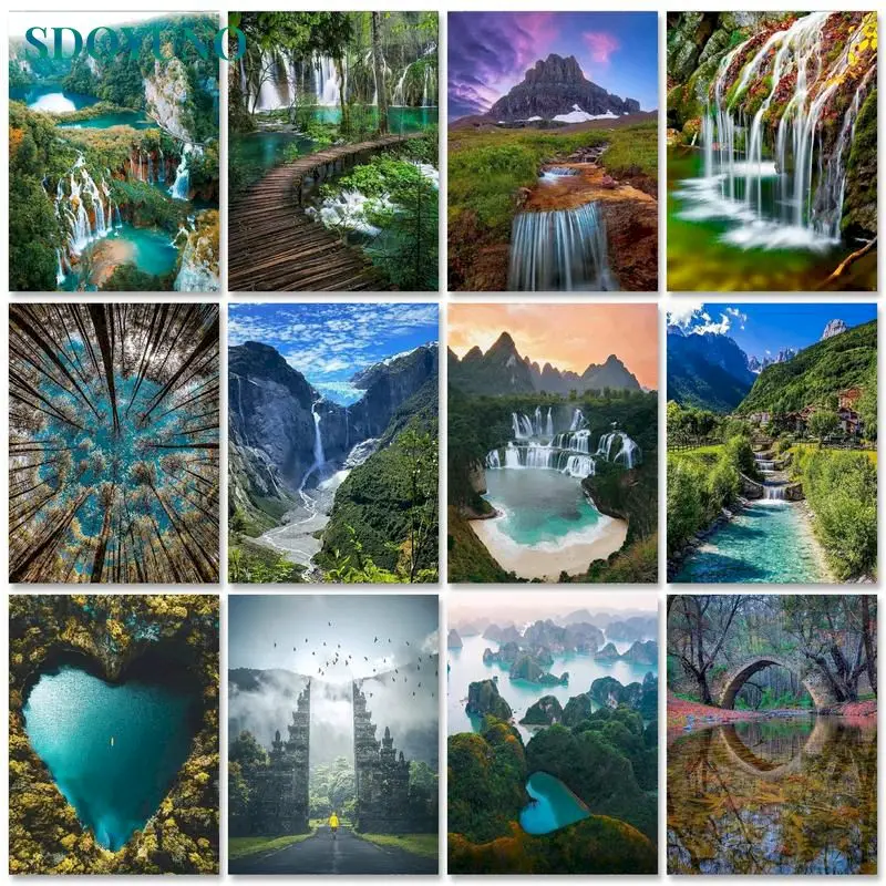SDOYUNO Acrylic Paint By Numbers With Frame Scenery Oil Painting By Numbers On Canvas Landscape DIY Art Supplies Home Decor
SDOYUNO Acrylic Paint By Numbers With Frame Scenery Oil Painting By Numbers On Canvas Landscape DIY Art Supplies Home Decor