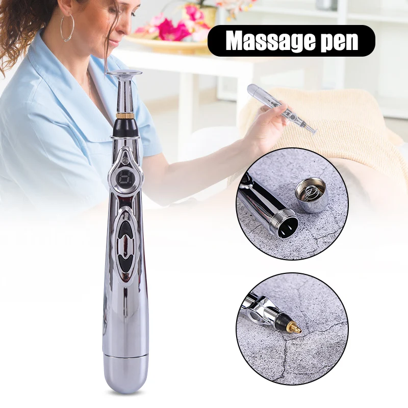 Good Healthy Electronic Acupuncture Pen Pain Relief Therapy Massage Handheld Pen Acupuntura Body Head Leg Muscle Tool
Good Healthy Electronic Acupuncture Pen Pain Relief Therapy Massage Handheld Pen Acupuntura Body Head Leg Muscle Tool
