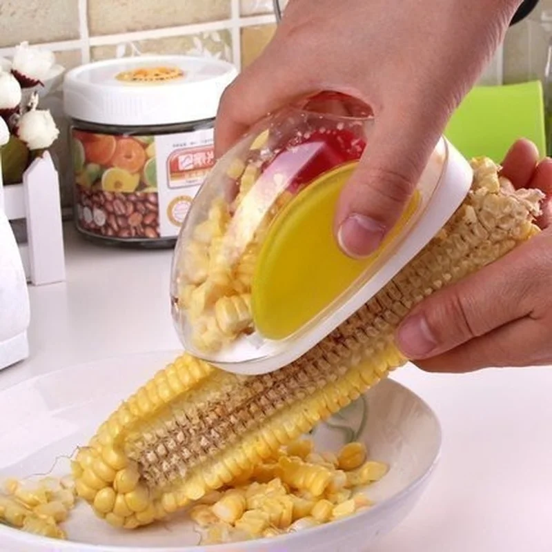 Corn peeling artifact Corn peeler Corn threshing device Planing Corn tool Cooking tool Corn cob remover Kitchen Gadgets Home
Corn peeling artifact Corn peeler Corn threshing device Planing Corn tool Cooking tool Corn cob remover Kitchen Gadgets Home