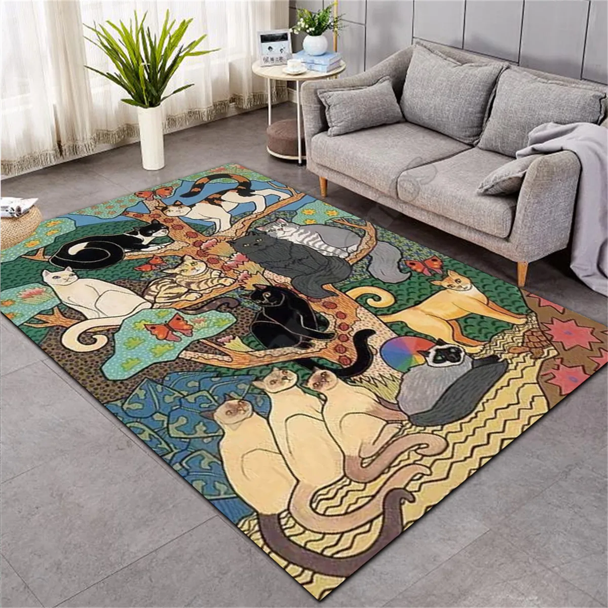 Horror Cat Halloween Soft Flannel Lion 3D Printed Rugs Mat Rugs Anti-slip Large Rug Carpet Home Decoration 08
Horror Cat Halloween Soft Flannel Lion 3D Printed Rugs Mat Rugs Anti-slip Large Rug Carpet Home Decoration 08