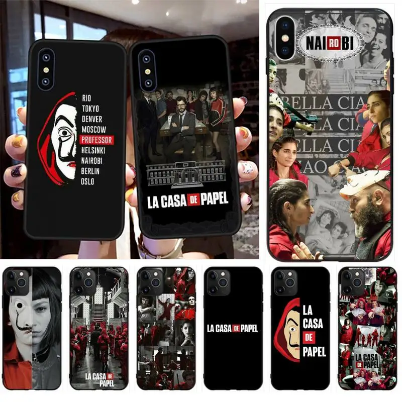 Spain TV Money Heist House Paper La Casa de papel nairobi Phone Case for iPhone 11 pro XS MAX 8 7 6 6S Plus X 5S SE XR case
Spain TV Money Heist House Paper La Casa de papel nairobi Phone Case for iPhone 11 pro XS MAX 8 7 6 6S Plus X 5S SE XR case