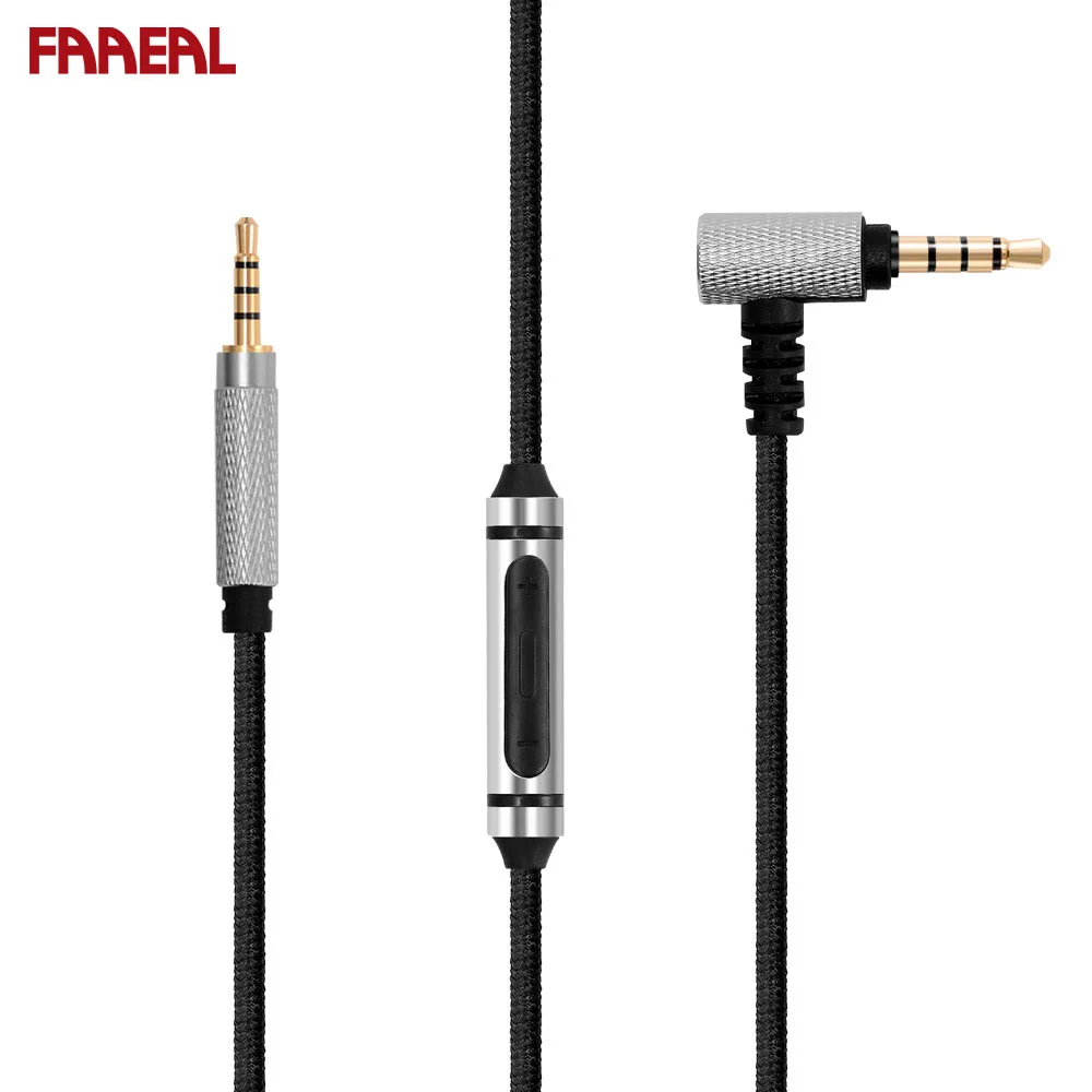 FAAEAL Replacement Audio Upgrade Cable With Mic HD Sound Noise Reduction Headphone Cable Fit For Sennheiser Philips Edifier BOSE
FAAEAL Replacement Audio Upgrade Cable With Mic HD Sound Noise Reduction Headphone Cable Fit For Sennheiser Philips Edifier BOSE