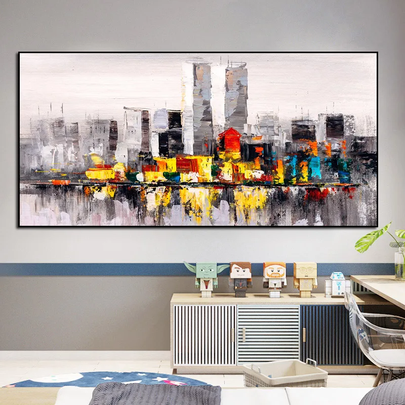 Abstract Art City Landscape Wall Art Canvas Painting Print Poster Picture Modern Living Room Oil Painting Cuadros Decoration
Abstract Art City Landscape Wall Art Canvas Painting Print Poster Picture Modern Living Room Oil Painting Cuadros Decoration
