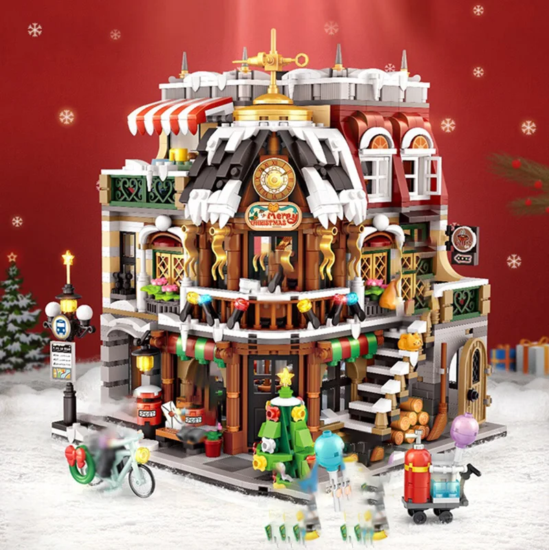 2506 шт., детский Рождественский кофейный домик, тройной Санта-Клаус, дерево, кирпичи, игрушки для детей и взрослых, Рождественский подарок ...
2506 шт., детский Рождественский кофейный домик, тройной Санта-Клаус, дерево, кирпичи, игрушки для детей и взрослых, Рождественский подарок ...
