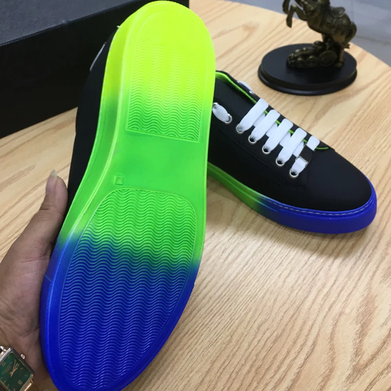 2021 new starbags PP original skull Italian new fashion sports and leisure men's shoes leather breathable color rubber sole 
2021 new starbags PP original skull Italian new fashion sports and leisure men's shoes leather breathable color rubber sole