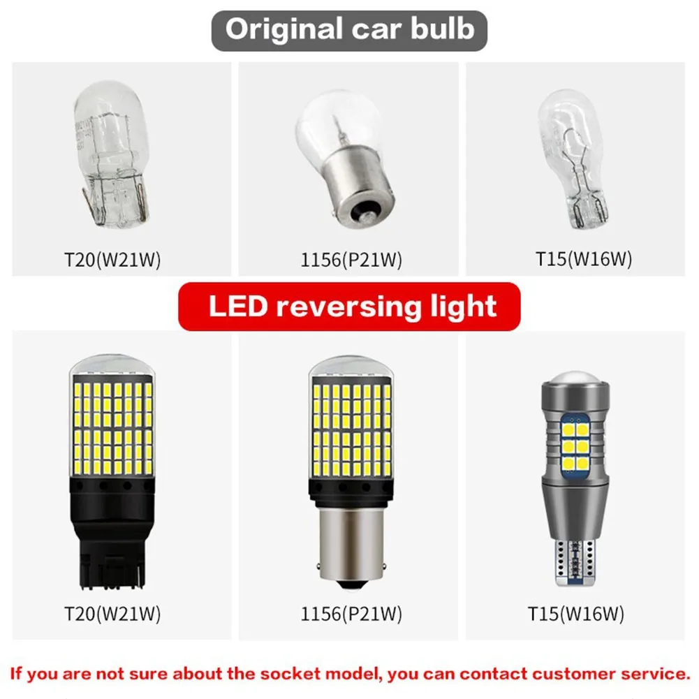 1pc LED Car Light Bulb Reversing Light 1156 T20 T15 LED 6000K-7000K Backup Lamp Bulb LED Bulb Suitable For Turn Signal
1pc LED Car Light Bulb Reversing Light 1156 T20 T15 LED 6000K-7000K Backup Lamp Bulb LED Bulb Suitable For Turn Signal