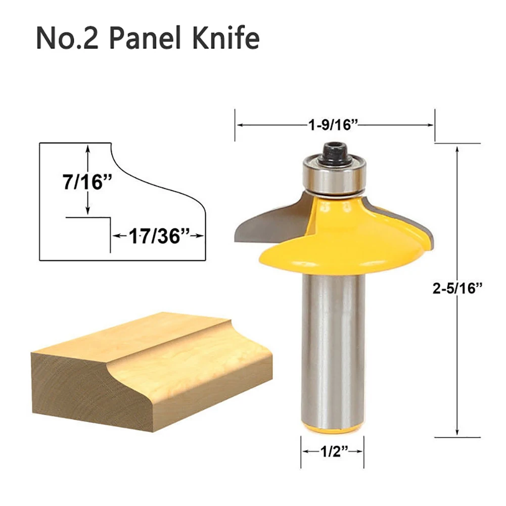 4 Bits Ogee Router Bit 1/2 Inch Shank Drawer And Cabinet Door Front Edging Router Bit
4 Bits Ogee Router Bit 1/2 Inch Shank Drawer And Cabinet Door Front Edging Router Bit