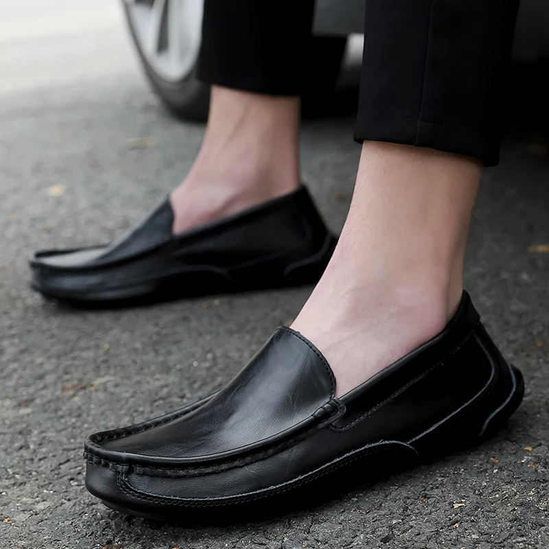 Zapatos Hombre Casual Cuero Mens Casual Shoes Hot Sale Spring Leather Men Men's Breathable Black Loafers For Man Shoe Causal
Zapatos Hombre Casual Cuero Mens Casual Shoes Hot Sale Spring Leather Men Men's Breathable Black Loafers For Man Shoe Causal