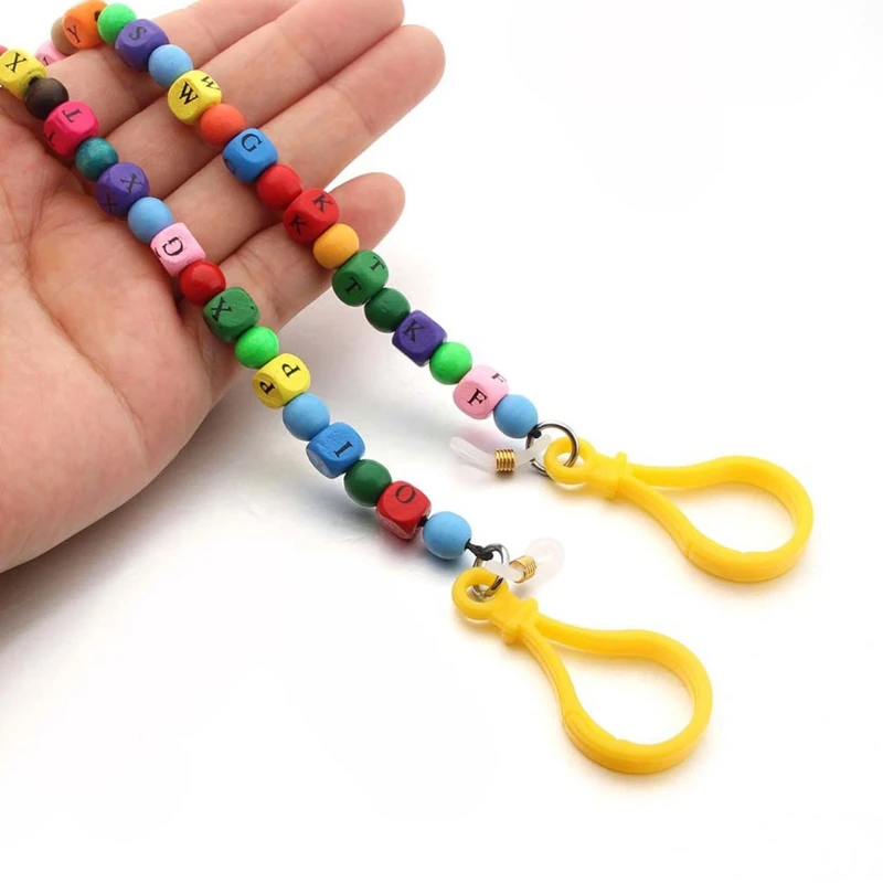 Kids Face Mask Holder Chain Square Letter Wooden Beads Mouth Cover Lanyard Strap
Kids Face Mask Holder Chain Square Letter Wooden Beads Mouth Cover Lanyard Strap