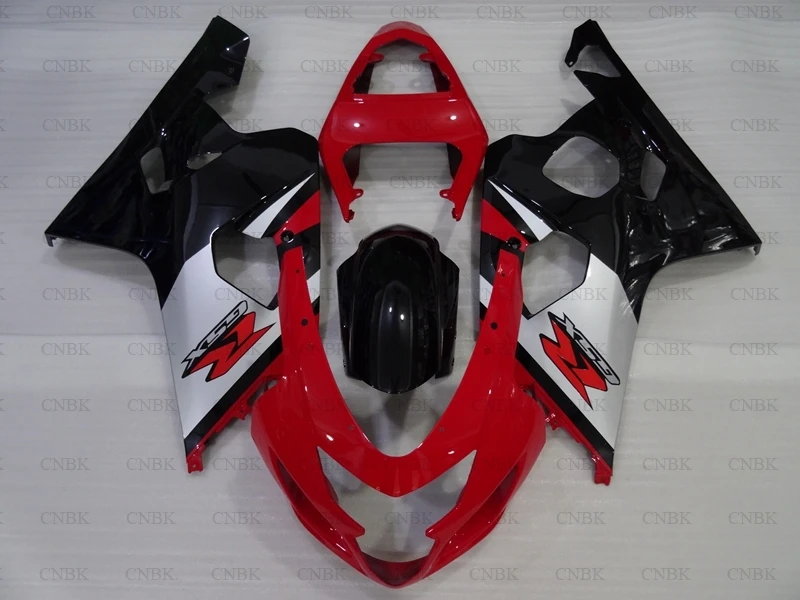 Обтекатель Abs для GSX R 750 2004 600 Обтекатели GSXR Пластиковые обтекатели 2005 K4 черный